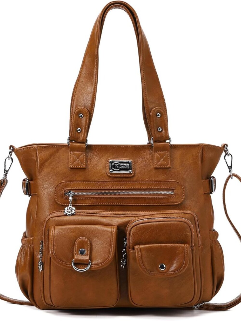 Large Purses for Women Shoulder Bag Tote Handbags Stylish Vegan Leather Hobo Bag